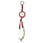  Dream catcher key holder charm red leather Indian miscellaneous goods Indian jewelry 