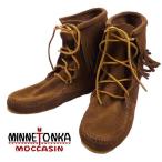 ショッピングMINNETONKA ミネトンカ MINNETONKA アンクルハイフリンジスエードブーツ