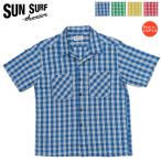 ショッピングハワイ サンサーフ SUN SURF 半袖 パラカチェック シャツ WATUMULL'S SS39127