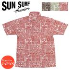 ショッピングポロシャツ サンサーフ SUN SURF クールマックス 鹿の子 半袖 ポロシャツ B.D. ボタンダウン ”TIKI TAPA” SS79357【2024年春夏新作】