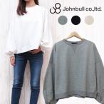 JOHNBULL ジョンブル レディース スウェットT Tシャツ 半袖 オーバーサイズ アスレチックドルマンスリーブ スウェッティー zc296