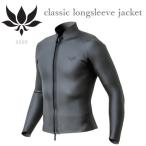 送料無料 2022年モデル AXXE CLASSIC メンズ FRONT ZIP JACKET アックス クラシック フロントジップ ラバー ジャケット 2mm ロングスリーブ タッパ  前チャック