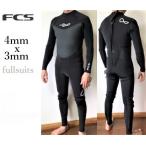 OUTLETセール FCS WETSUITS 4/3MM フルスーツ ウェットスーツ LONGSLEEVE STEAMER ブラック Lサイズ