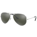 RAY-BAN Sunglasses AVIATOR Silver RB3025 W3277 Grey  size:58 ���ׂ�