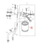 P Yamaha морской дизель морской двигатель топливный фильтр Element 71X-24563-00