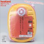 Iwatani скала . материал поли грелка желтый 1.8L пакет есть грелка с чехлом грелка пластик грелка сделано в Японии .... горячая вода язык po