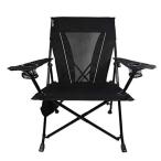 Kijaro XXL Dual Lock Portable Camping and Sports Chair, Vik Black