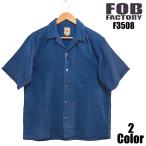 FOBファクトリーインディゴダブルガーゼシャツFOBFACTORYEASY...