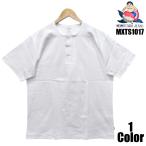 桃太郎ジーンズ8.5ozジンバブエコットンヘンリーネックＴシャツMOMOT...