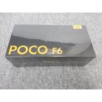 @【未使用品】 SIMフリー Xiaomi POCO F6 ブラック 24069PC21G 12GB/512GB スマートフォン シャオミ