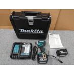 @【中古】 マキタ 充電式インパクトドライバ TD162DRGXB (黒) 14.4V 6.0Ah バッテリ2本・充電器・ケース付