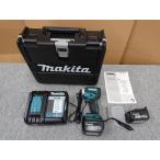 @【中古】 美品 マキタ 充電式インパクトドライバ TD162DRGXB (黒) 14.4V 6.0Ah バッテリ2本・充電器・ケース付
