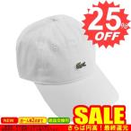 ラコステ 帽子 LACOSTE  RK4863 MENS SMALL CROC STRAPBACK CAP 1 WHITE  コットン  比較対照価格6,600 円