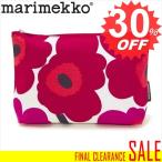 Yahoo! Yahoo!ショッピング(ヤフー ショッピング)マリメッコ バッグ ポーチ MARIMEKKO RUUT COSMETIC BAG 043446 RUUT COSMETIC BAG 001 WHITE/RED   比較対照価格 10,260 円