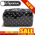 レスポートサック バッグ ポーチ LESPORTSAC RECTANGULAR COSMETIC 6511  G731 HELLO KITTY 　ハローキティーコラボ　PERF NOIR   比較対照価格4,950 円