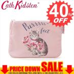 キャスキッドソン バッグ ポーチ CATH KIDSTON CAT POUCH 813242  SOFT BLUSH CAT &amp; FLOWERS PL06    比較対照価格2592円
