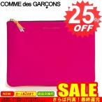 コムデギャルソン バッグ ポーチ COMME DES GARCONS SUPER FLUO WALLET  POUCH SA5100SF   PINK ゴートレザー   比較対照価格14,850 円