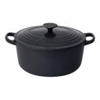 ショッピングルクルーゼ ル・クルーゼ(LE CREUSET) ココット・ロンド 26cmマットブラック