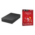 HD-TDA4U3-B 4TB + ウイルスバスター トータルセキュリティ スタンダード 3年版 同時購入用