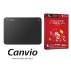東芝(TOSHIBA) HD-TPA4U3-B Canvio ポータブルHDD 4TB + ウイルスバスター トータルセキュリティ スタンダード 3年版 同時購入用 セット