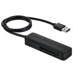  Elecom (ELECOM) MR3-C30BK черный устройство для считывания карт USB3.2 Gen1 высокая скорость пересылка SD microSD CompactFlash 3 слот Windows11/Mac соответствует 