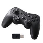  Elecom (ELECOM) JC-GP40XBK черный игра накладка PC для беспроводной 2.4GHz XInput DirectInput полосный .13 кнопка заряжающийся проводной соответствует Cross размещение 