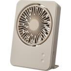 扇風機 ドウシシャ FSY-1010UMC 卓上スリムコンパクトファンSwing モカ 4電源・自動首振り