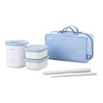 ショッピング弁当 サーモス(THERMOS) DBQ-257B-ASB アッシュブルー 保温弁当箱 0.25L