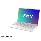 富士通(FUJITSU) FMV Note U FMVU550K3W 14.0型 Win11Home Corei5 メモリ16GB SSD512GB OfficeH&B2024 ノートパソコン シルバーホワイト U550-K3