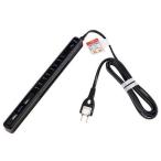 ¥¨¥ë¥Ñ(ELPA) WBS-SL402USB-BK(¥Ö¥é¥Ã¥¯) ¥¹¥ê¥à²óžUSB¥¿¥Ã¥× 4¸Ä¸ý(¾åÁÞ¤·) 2m