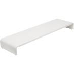 田窪工業所 PCR-80WM ホワイト 机上台 PCラック 幅80cm スチール製