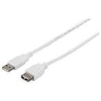 バッファロー(BUFFALO) BSUAA230WH ホワイト USB2.0延長ケーブル A to A 3m