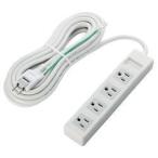 ¥¨¥ì¥³¥à(ELECOM) T-T01-3450WH/RS(¥Û¥ï¥¤¥È) ÅŸ»¥¿¥Ã¥× PC¥¿¥Ã¥× ±äĹ¥³¡¼¥É 3¥Ô¥ó 4¸Ä¸ý 5m