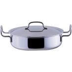 宮崎製作所 ジオ・プロダクト 浅型両手鍋25cm