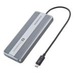 IODATA(アイ・オー・データ) SSPU-TFC2 Thunderbolt 5対応 超高速ポータブルSSD ケーブル一体型 2TB アルミボディ 最大読み込み速度 約6000MB/s