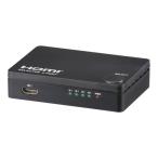  ом электро- машина (OHM) AV-S4S6-K черный 4 порт HDMI селектор переключатель машина HDMI 2.0b-HDCP2.2 соответствует 05-0589