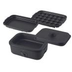 象印(ZOJIRUSHI) EJ-DE30-BA ブラック ホットプレート 3枚タイプ