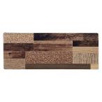  лучший koND-9852 Mix дерево темный кухонный коврик 45×120cm............ чувство 