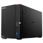 ショッピングHDD バッファロー(BUFFALO) LS720D0802 2.5GbE DTCP-IP 対応 NAS 2ドライブ 8TB