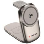 Verbatim( балка Bay tam) TINOCGOV1 Gold Qi2(chi-* two ) соответствует 3in1 беспроводной зарядка dokiPhone,Apple Watch,AirPods. одновременно зарядка 