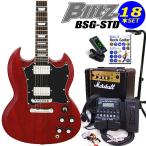 Blitz Blitz BSG-STD WR электрогитара Lespaul модель Marshall усилитель есть начинающий комплект 18 пункт ZOOM G1XFour имеется 
