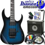 Gio Ibanez アイバニーズ GRG320FA TBS エレキギター 初心者セット15点　