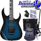 Gio Ibanez アイバニーズ GRG320FA TBSエレキギター 初心者セット18点 ZOOM G1Four付き