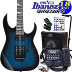Gio Ibanez アイバニーズ GRG320FA TBS エレキギター 初心者セット18点 ZOOM G1XFour付き