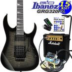 Gio Ibanez アイバニーズ GRG320FA TKS エレキギター 初心者セット マーシャルアンプ付15点セット　
