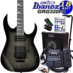 Gio Ibanez アイバニーズ GRG320FA TKS エレキギター 初心者セット18点 ZOOM G1XFour付き