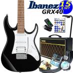 Gio Ibanez アイバニーズ GRX40 BKN エレキギター 初心者セット15点 VOXアンプ付き