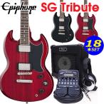 Epiphone Epiphone SG Paul Tribute SG Tribute электрогитара ZOOM G1Four есть начинающий введение 18 позиций комплект 