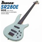 【アクセサリー付き！】 Ibanez SR280E MGR アイバニーズ 4弦 ベース エレキベース 初心者 入門 ミントグリーン 【ケース/チューナー/ピック/シールド付属】