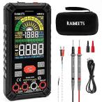 KAIWEETS テスター 充電式 10000カウント 大画面 スマートマルチメータ デジタル 直流/交流電圧 抵抗 導通 電流 静電容量 ダイ